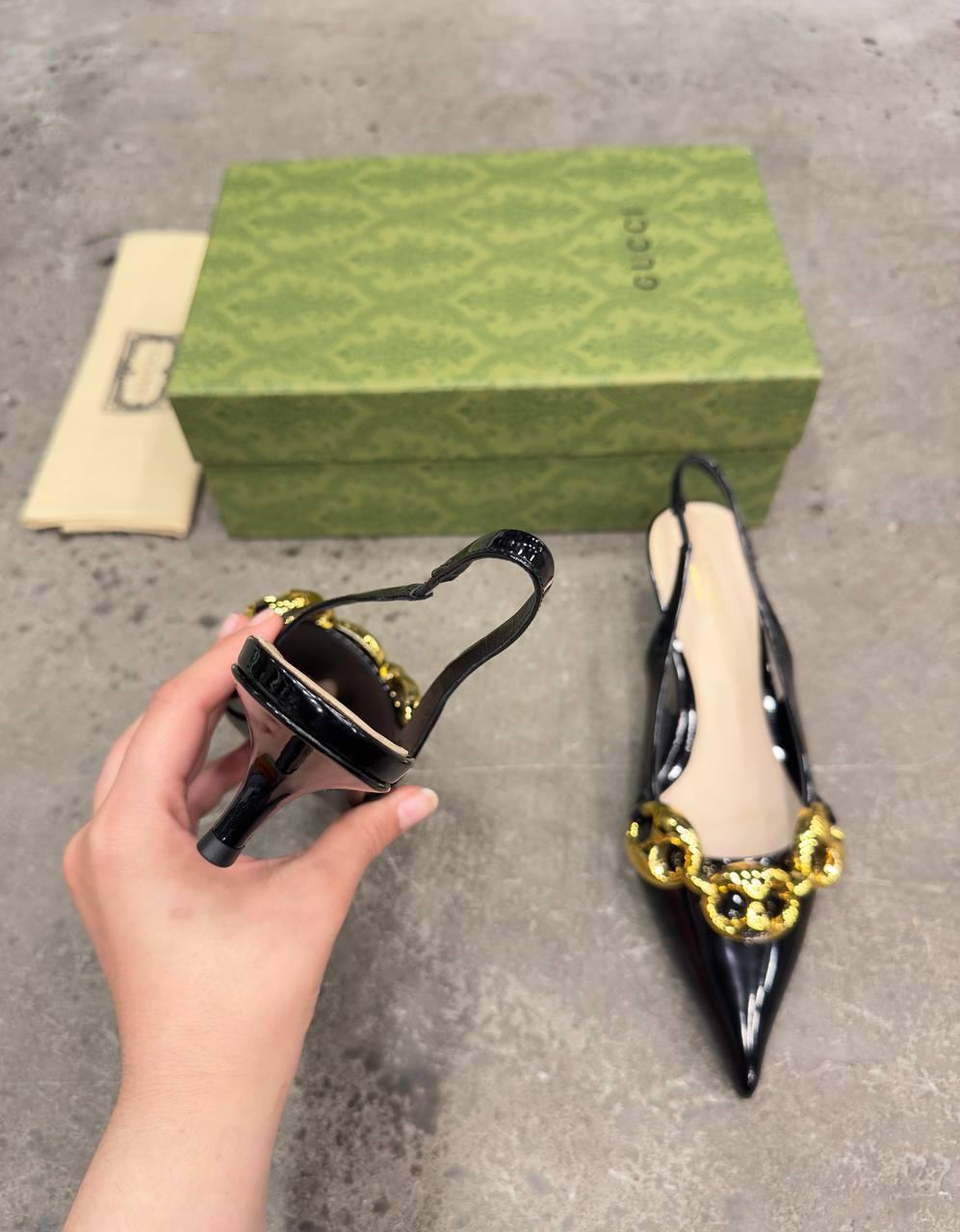 Gucci Slingback Topuklu Ayakkabı - Glimmer of Luxury