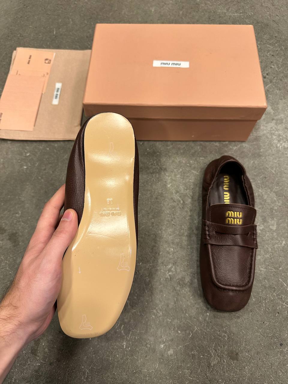 Miu Miu Nappa Deri Loaferler - Glimmer of Luxury