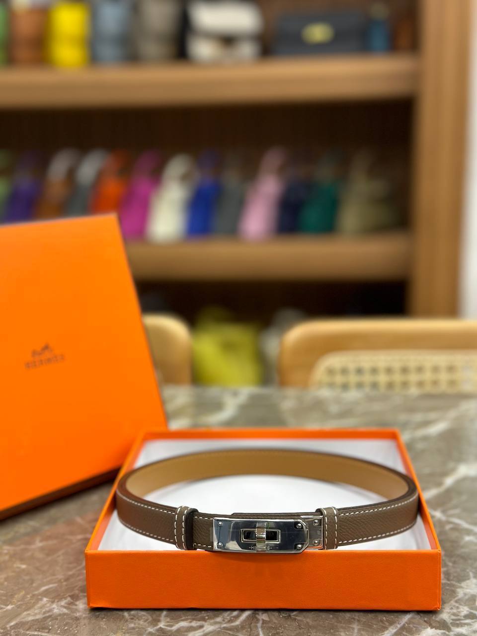 Hermes Deri Bel Kemeri - Glimmer of Luxury