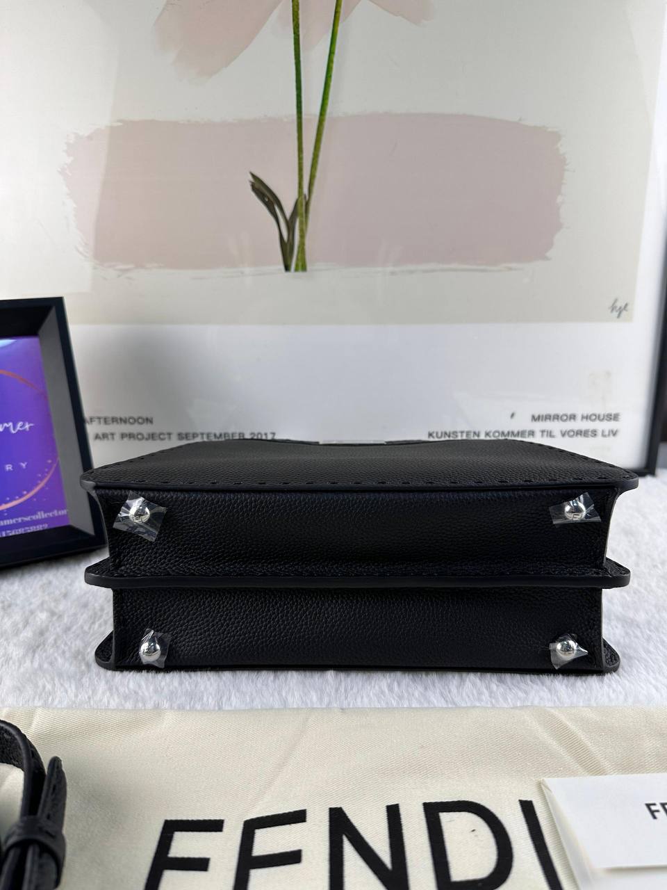 Fendi Peekaboo Mini ISeeU - Egzotik Detaylara Sahip Selleria Çanta - Glimmer of Luxury