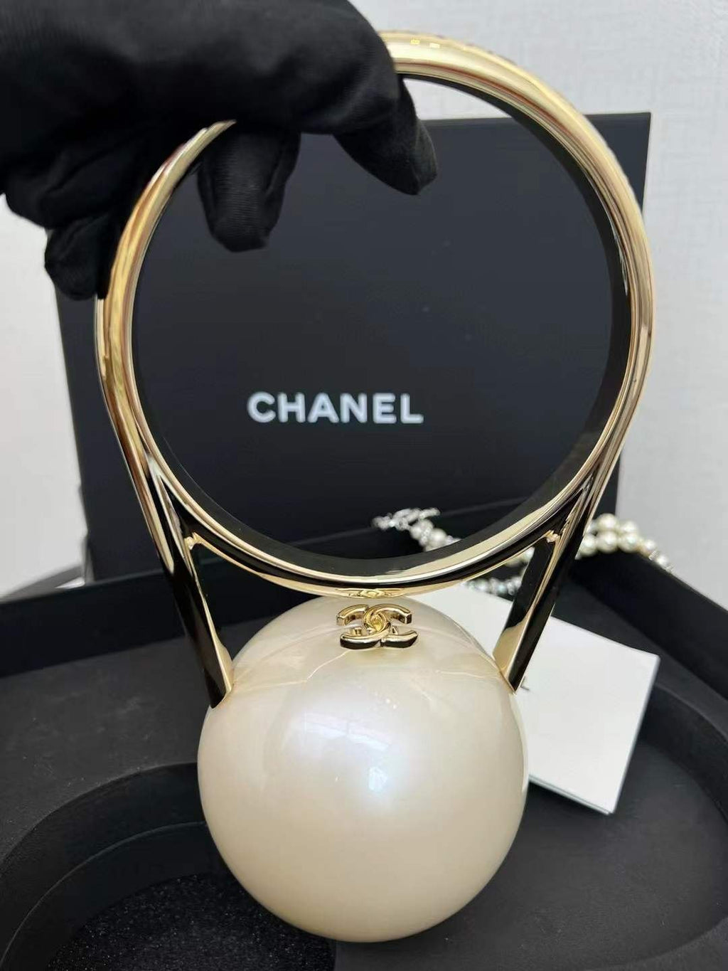 CHANEL 2025/26 Pearl Ring Miniature