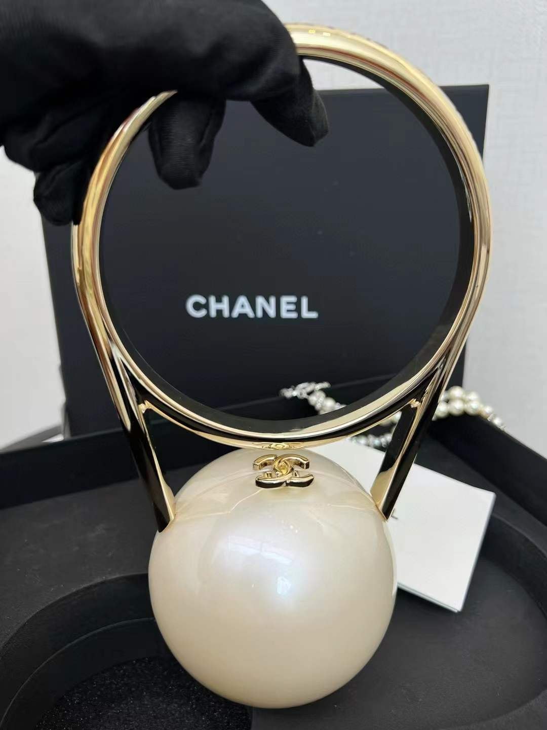 CHANEL 2025/26 Pearl Ring Miniature