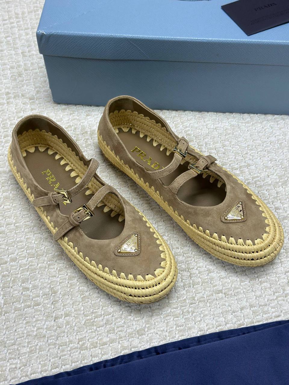 Prada Suede Ballerina