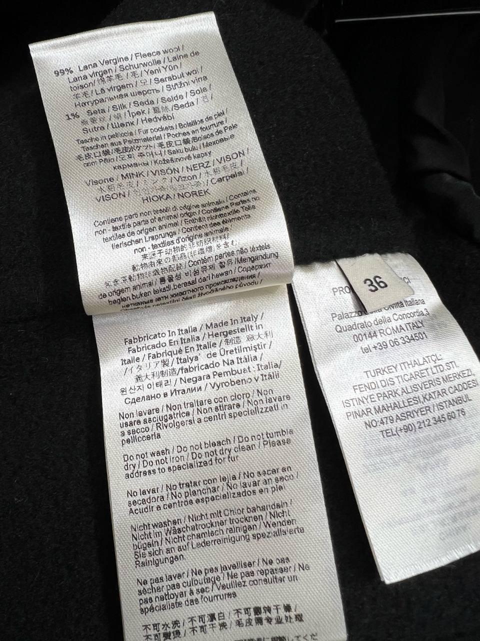 FENDI FF Cepli Kürk Manto - Glimmer of Luxury