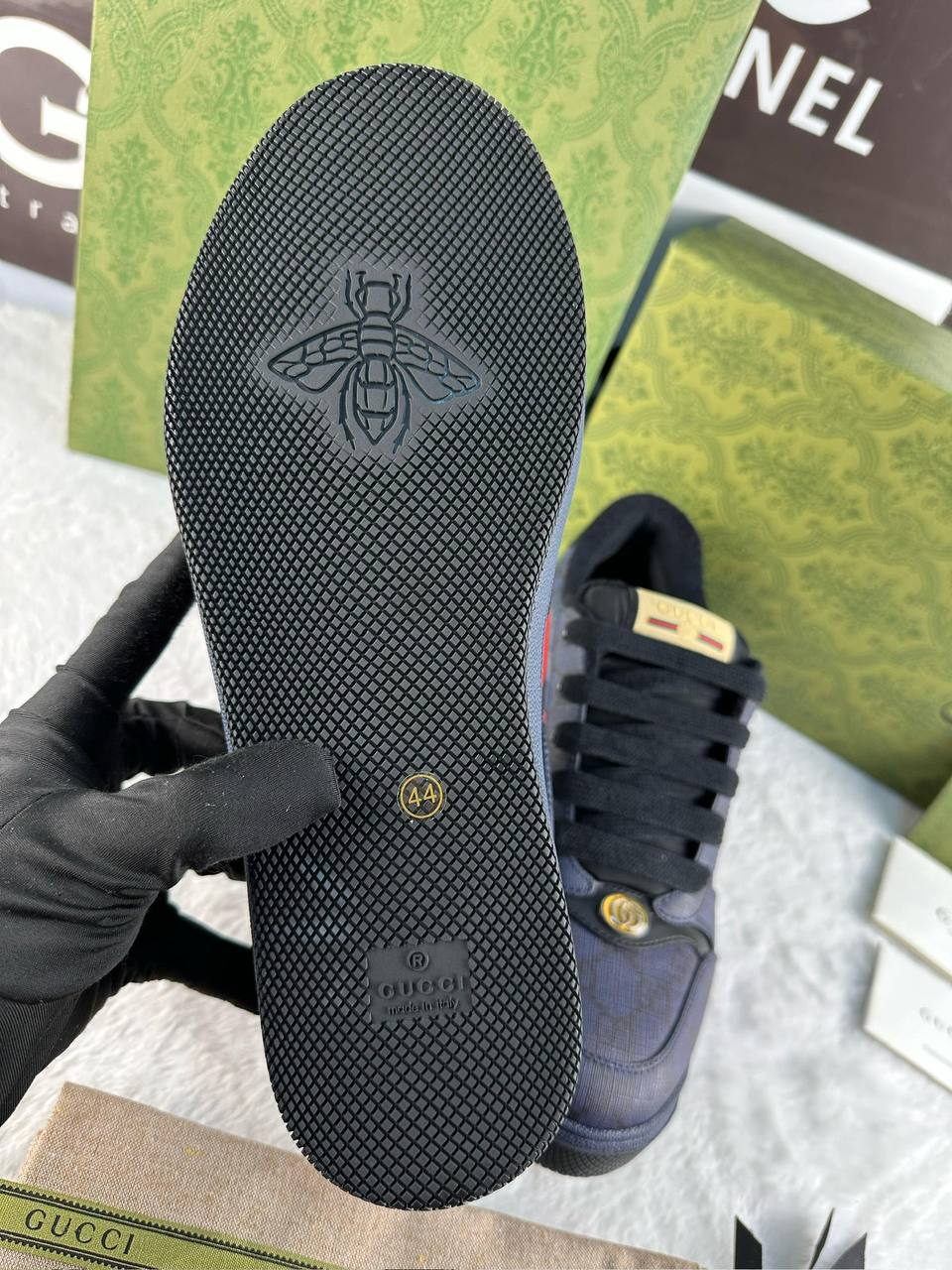 Gucci Erkekler Screener Spor Ayakkabı - Glimmer of Luxury