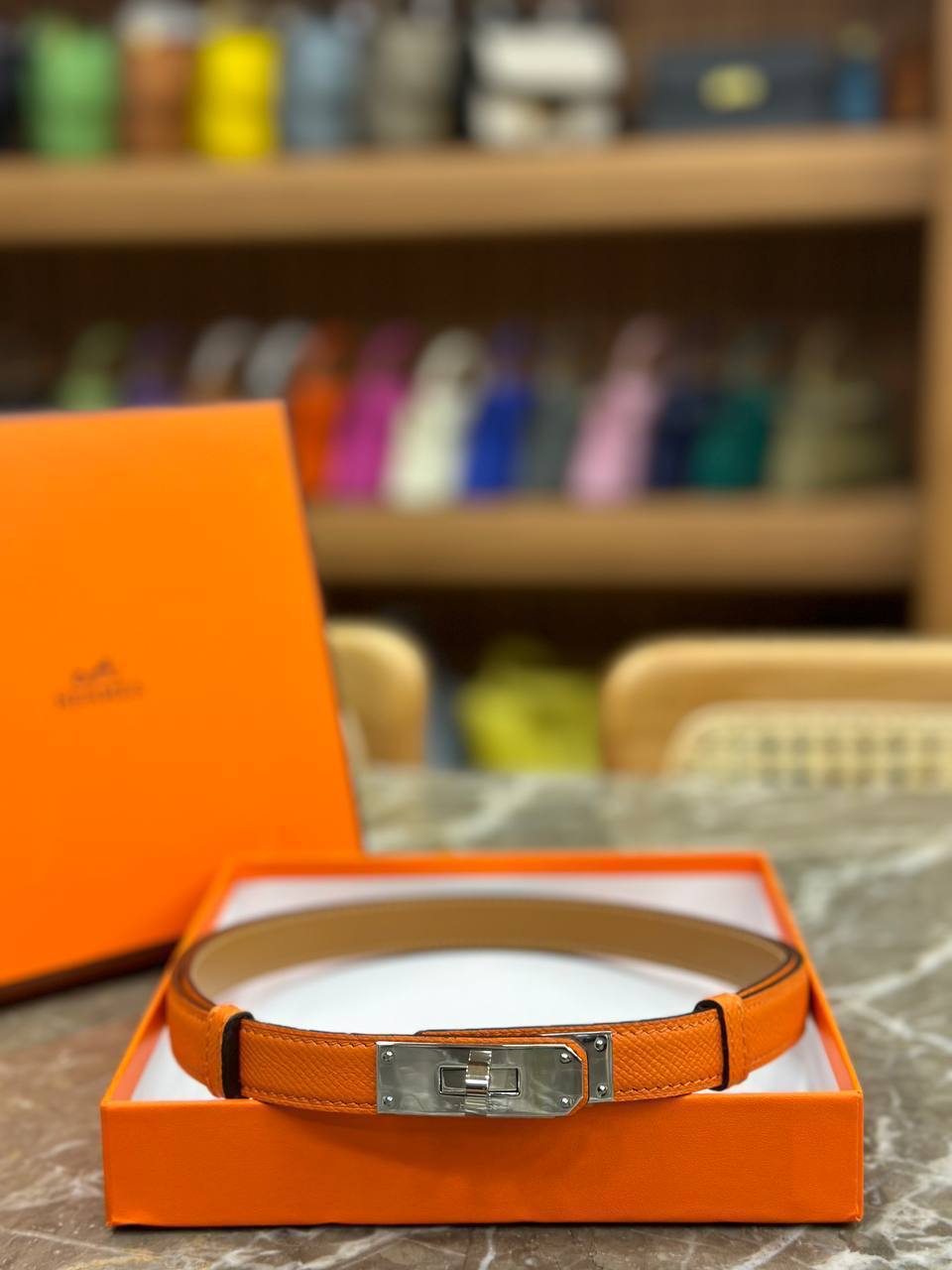 Hermes Deri Bel Kemeri - Glimmer of Luxury