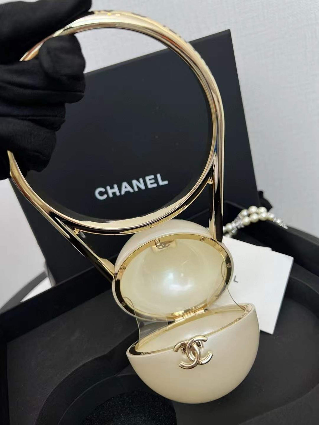 CHANEL 2025/26 Pearl Ring Miniature