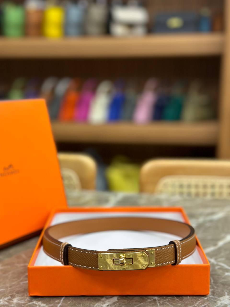 Hermes Deri Bel Kemeri - Glimmer of Luxury