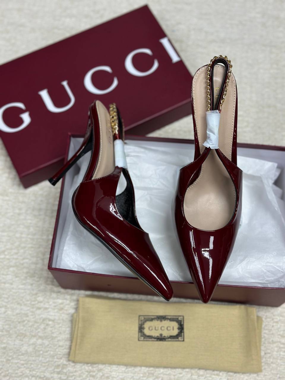 Gucci Signoria Strappy Shoes