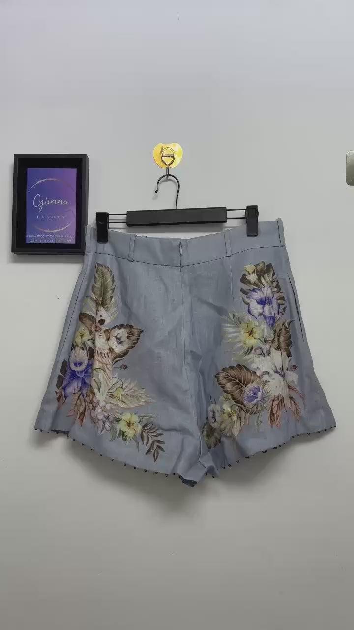 Zimmermann New Pleated Detail Shorts